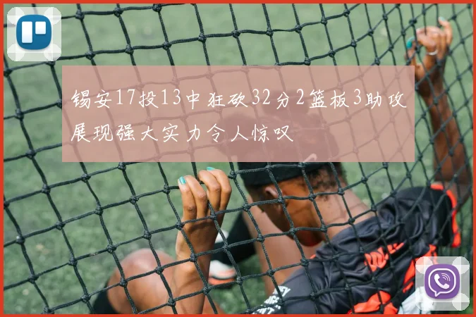 锡安17投13中狂砍32分2篮板3助攻展现强大实力令人惊叹