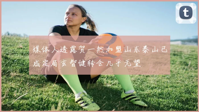媒体人透露贺一然加盟山东泰山已成定局玄智健转会几乎无望