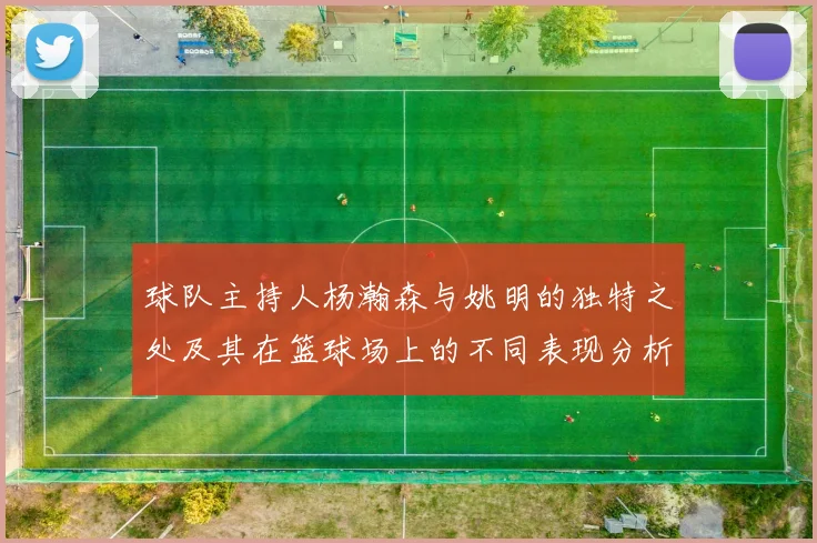 球队主持人杨瀚森与姚明的独特之处及其在篮球场上的不同表现分析